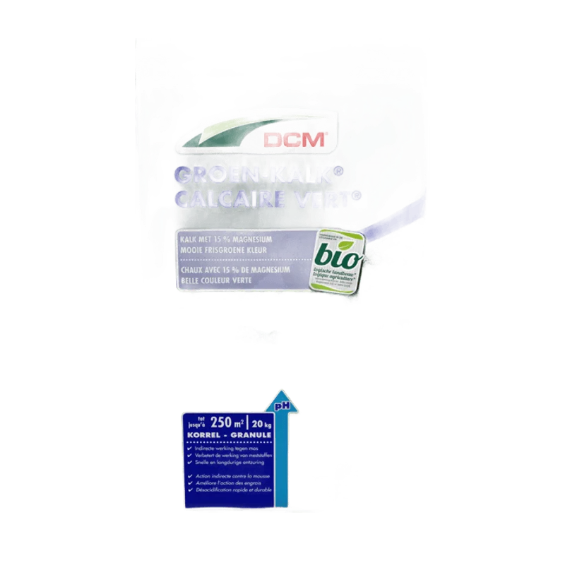 DCM Groen-Kalk – grote zak magnesiumkalk, 20 kg