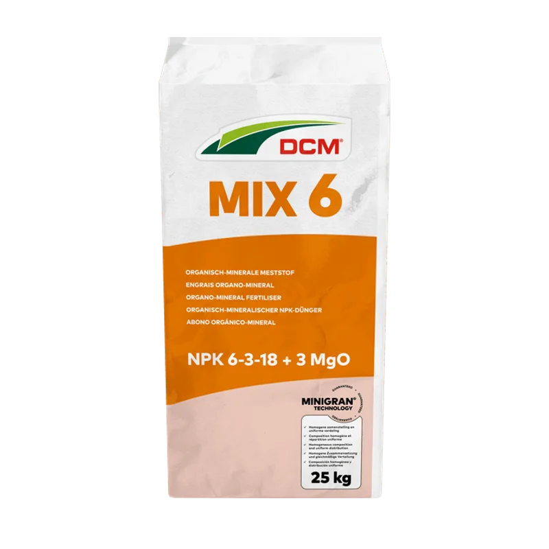 DCM Mix 6 Minigran – organisch-minerale mest 25 kg