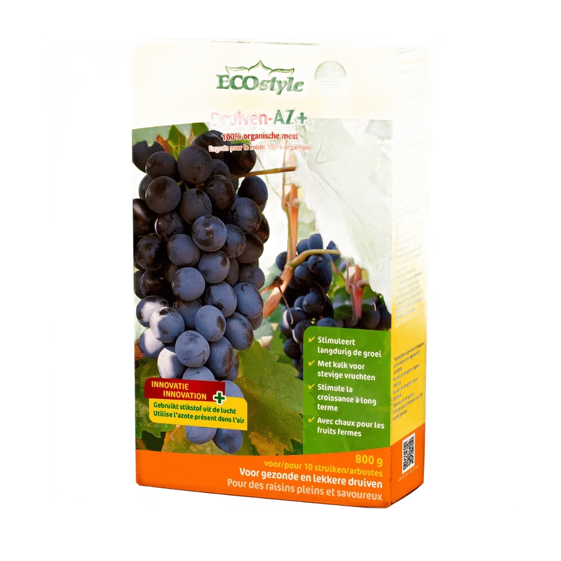 ECOstyle Druiven-AZ+ – organische druivenmest met kalk 800 g