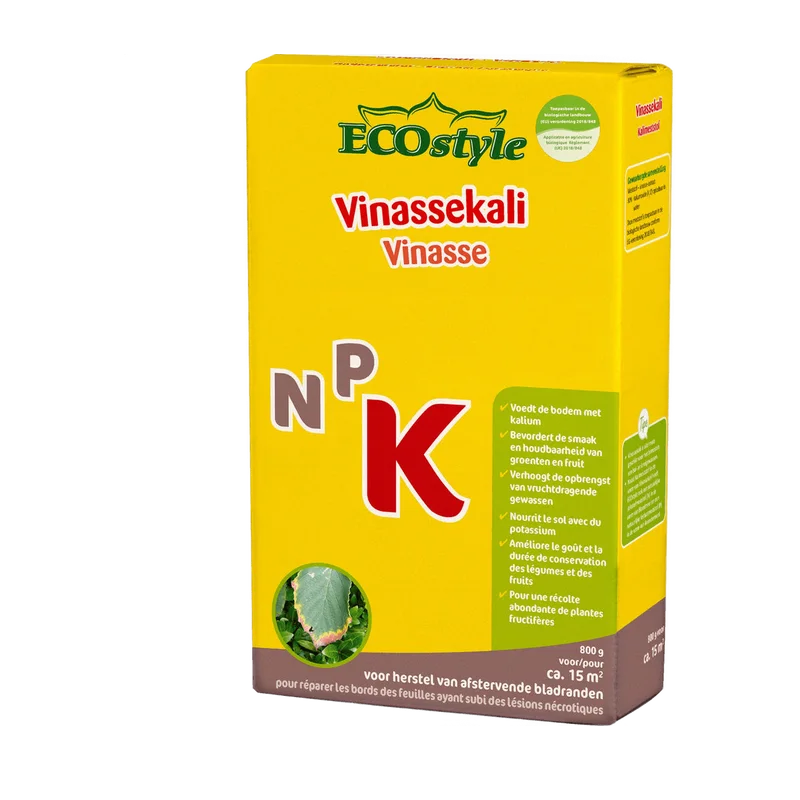 ECOstyle Vinassekali – kaliummeststof bij kaliumtekort 800 g