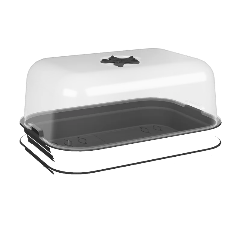 Elho Green Basics Kweekset M – tray, schotel en kweekhuis