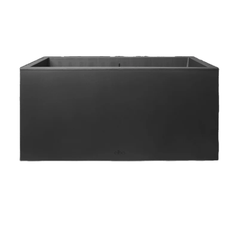 Elho Vivo Next Lang 80 – plantenbak met waterreservoir, zwart