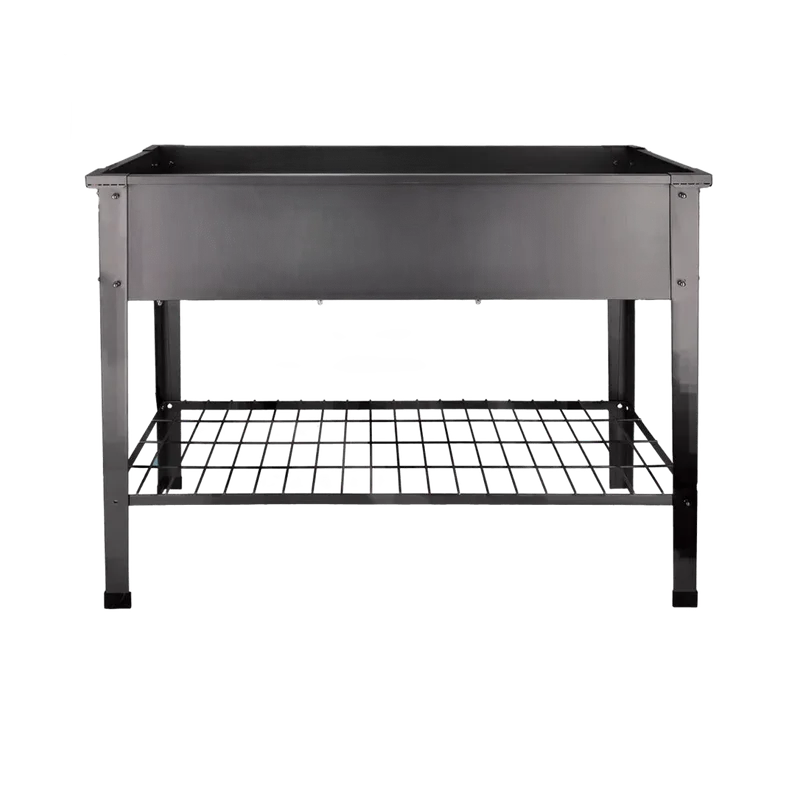 Esschert Design verhoogde kweekbak L – metaal, antraciet
