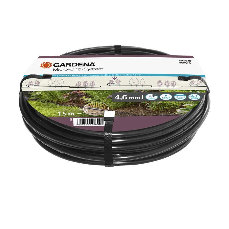 Gardena Micro-Drip druppelbuis 4,6 mm – 15 m, 1,6 l/u