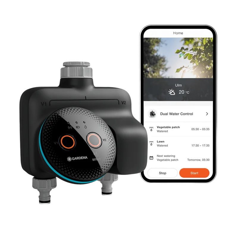 Gardena smart Dual Water Control – twee zones via de app