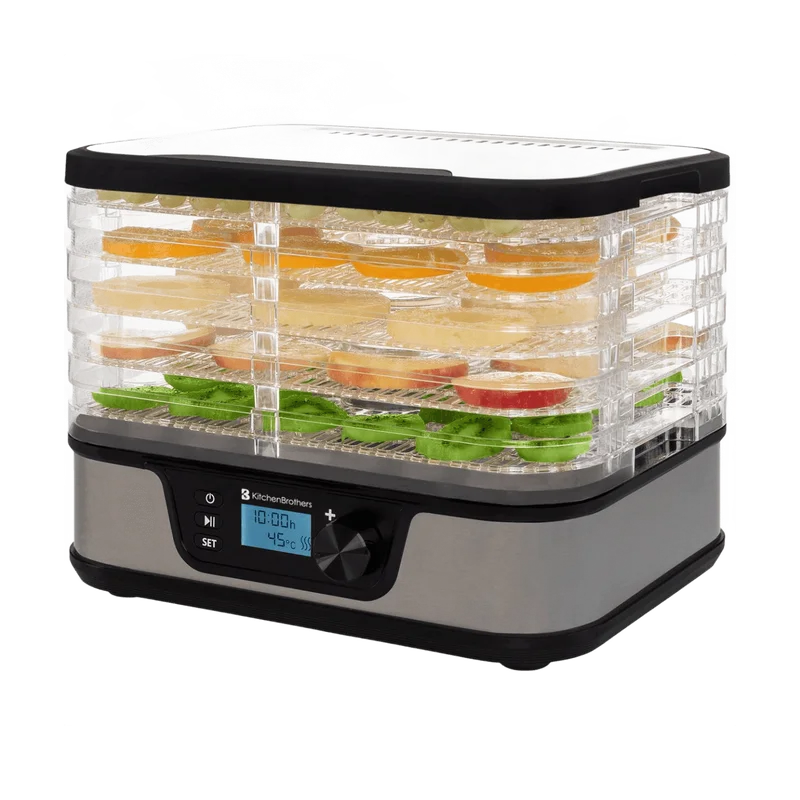 KitchenBrothers Voedseldroger 380W – 5 lagen, 35 tot 75 °C