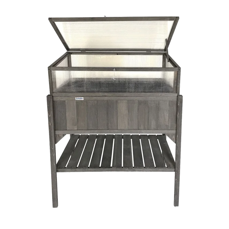 Lendo Online Plantenbak met kweekbak – 98x49x120 cm grijs