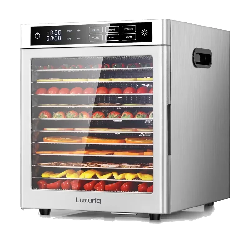 Luxuriq Voedseldroger 12 laags – SS-12F, 800 W