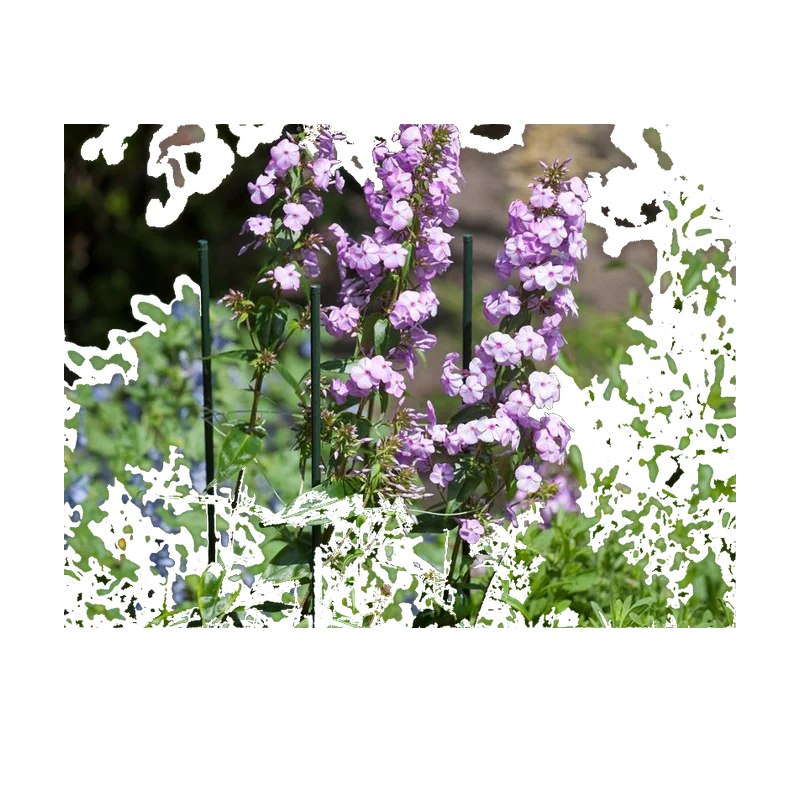 Nature Plantenstok – groen, kunststof met metalen kern, 90 cm