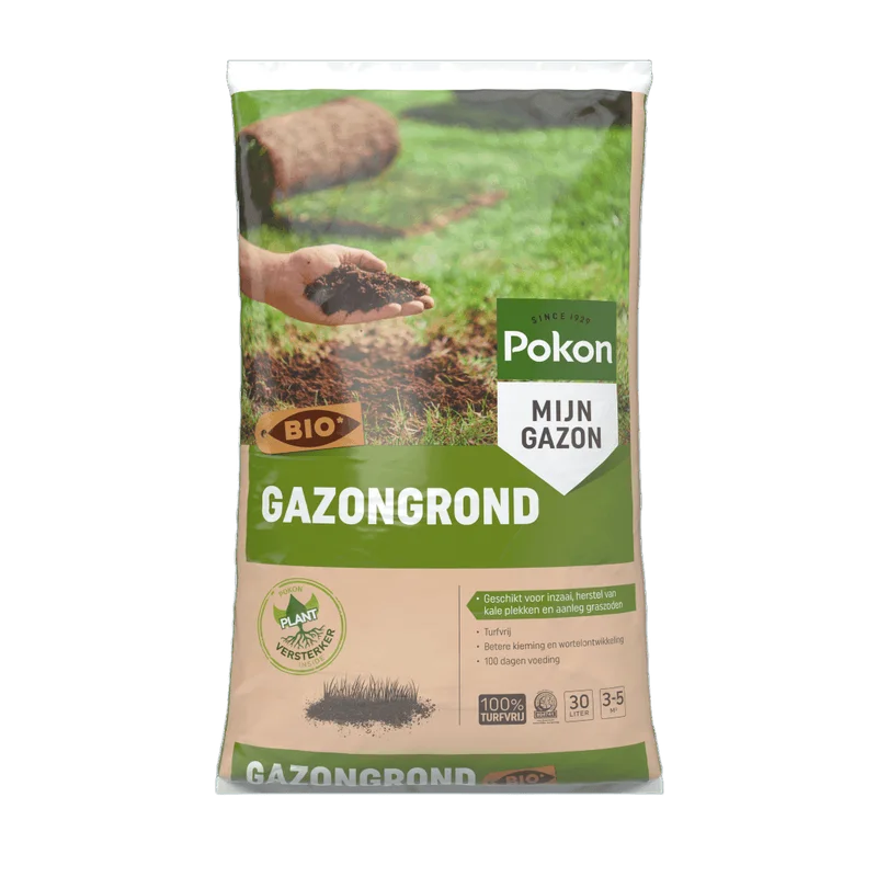 Pokon Bio Gazongrond – turfvrij, 30 liter
