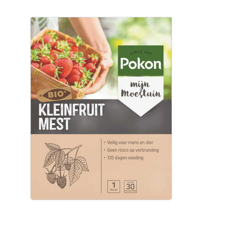 Pokon Bio Kleinfruit Mest – 1 kg voor circa 30 fruitplanten