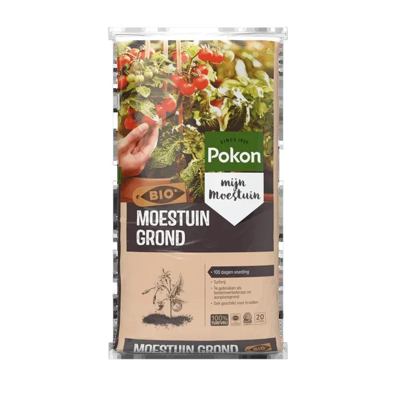 Pokon Bio Moestuingrond – turfvrij, 20 liter