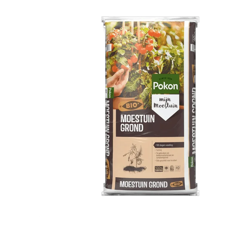 Pokon Bio Moestuingrond – turfvrij, 40 liter