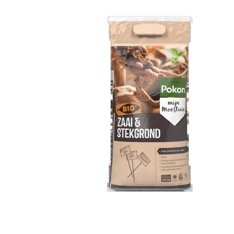 Pokon Bio Zaai & Stekgrond – turfvrij, 10 liter