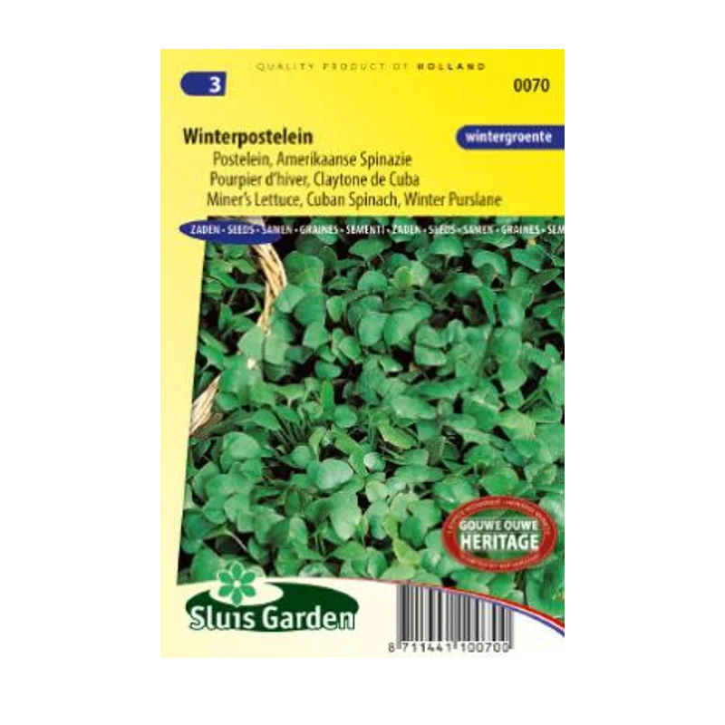 Sluis Garden Winterpostelein – zaad voor de wintermoestuin