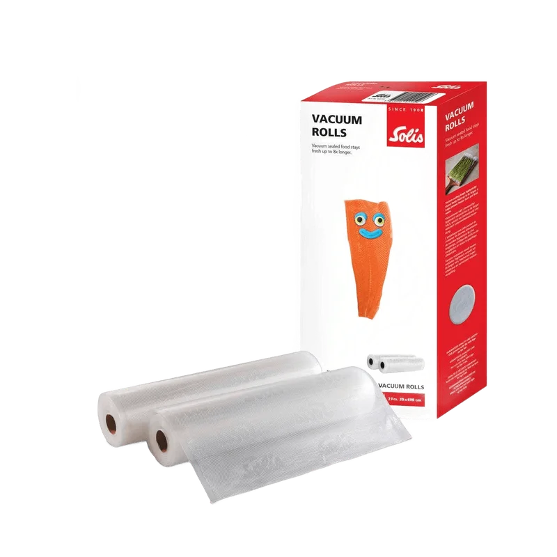 Solis vacuümrollen 30 x 600 cm – 2 rollen folie