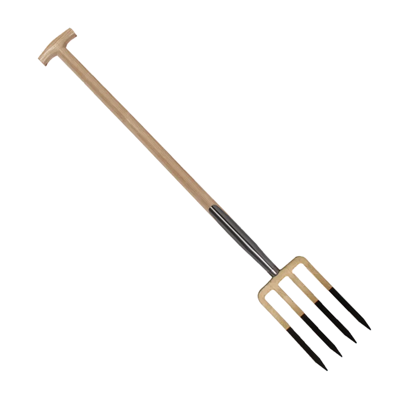 Talen Tools Spitvork 4 tanden – essenhouten steel 85 cm