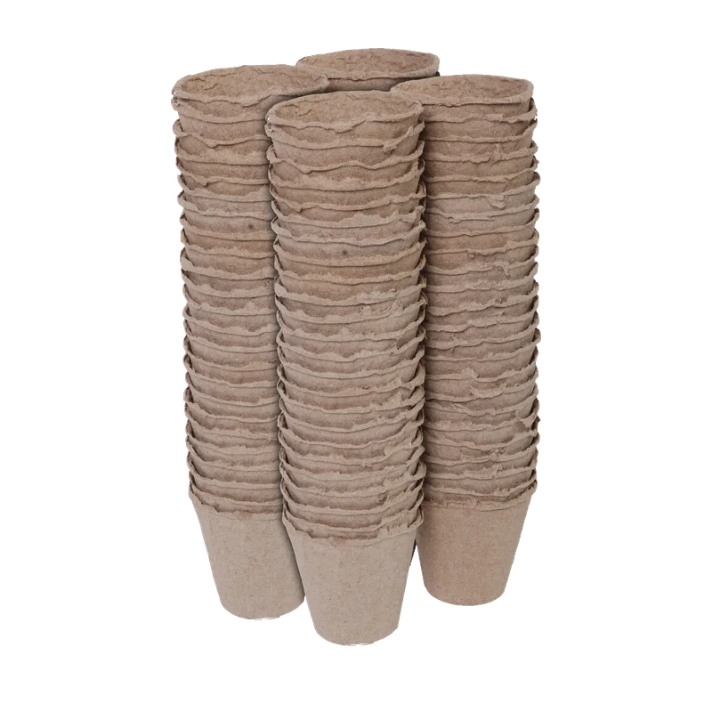 Talen Tools Turfpotjes rond 8 cm – 96 stuks