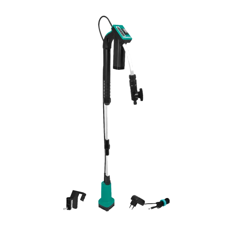 VONROC Accu Regentonpomp 12V – met accu en oplader