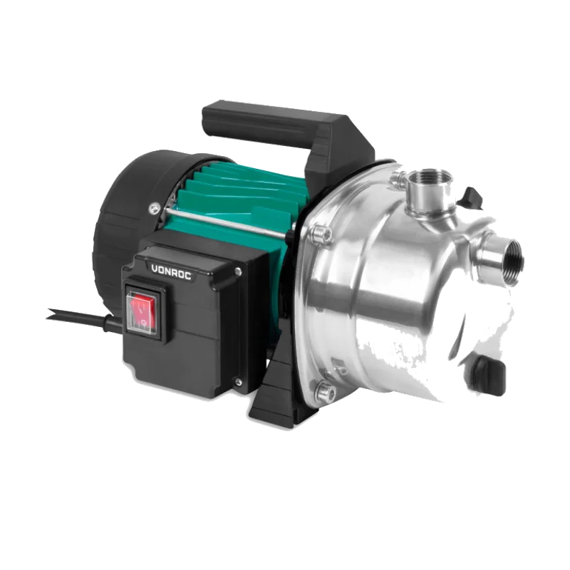 VONROC Beregeningspomp 1000W – 3500 l/u met RVS pomphuis