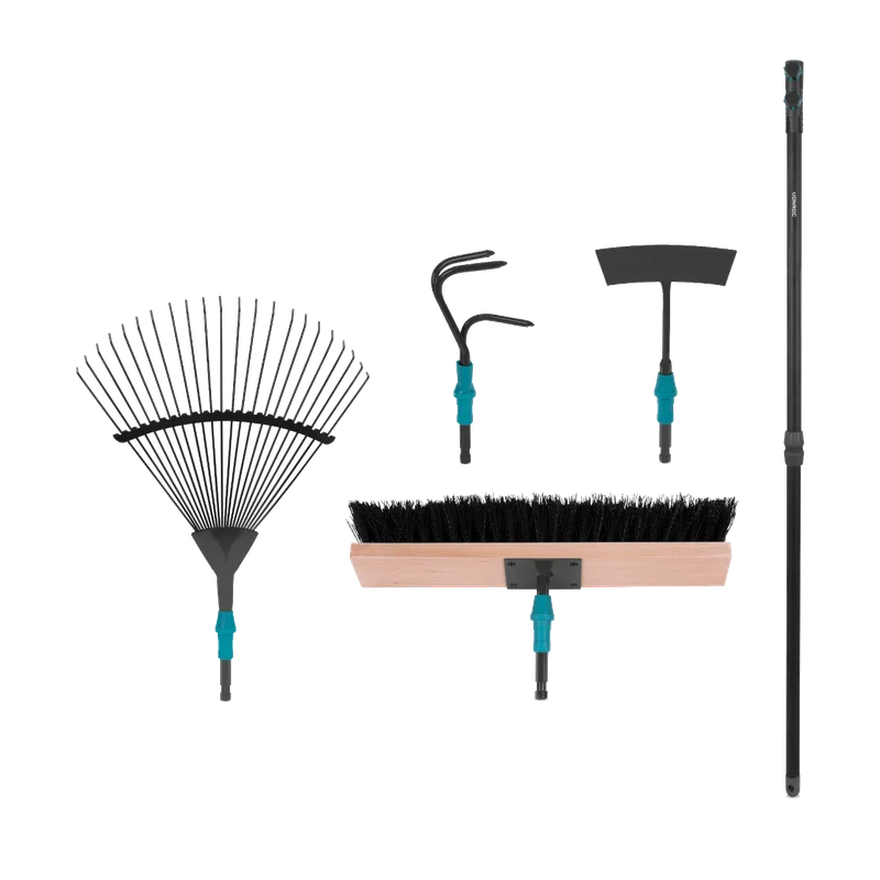 VONROC Tuingereedschap set 4-in-1 V-Fix GC517XX – één steel